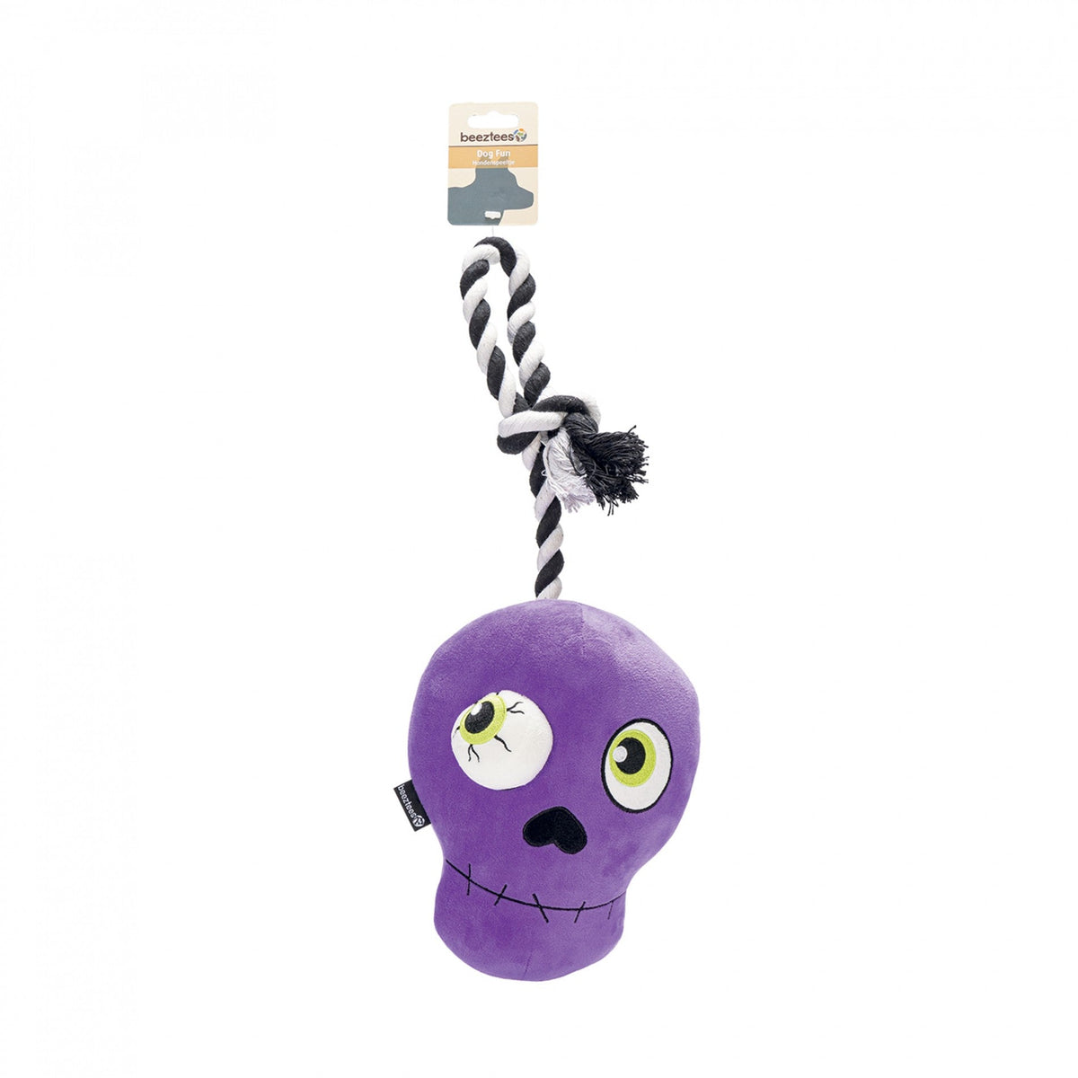 Peluche crâne d'Halloween chien